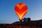 Morning start of Hot air balloons in Cappadocia. Turkey