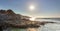 Morning sun on Giant Causeway