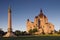 Morning sun on Saint Paul\'s Cathedral. Saint Paul, Minnesota, USA