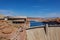 Morning sunny view of the famous Hoover Dam