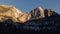 Morning sunrise on Yosemite falls