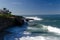 Morning surf at Childrens pool in La Jolla