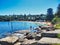 Morning Swimming at Camp Cove Beach, Sydney Harbour, Australia