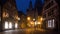 Morning timelapse of Rothenburg ob der Tauber at Christmas