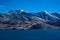 Morning at Tso Moriri Lake. Himalaya mountains. India