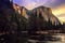 Morning Valley Colors, Yosemite National Park, California