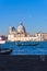 Morning in Venice, gondolas, Grand Canal and Santa Maria church