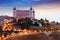 Morning view of Alcazar of Toledo