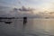 Morning view of Bintan Island Fishing Village, Indonesia