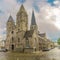 Morning view at the Church of Saint Jacob in Ghent - Belgium