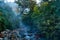 Morning view of the creek in Tamagawa Hot Spring