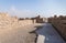 Morning view of the excavation of the ruins of the fortress of Masada, built in 25 BC by King Herod on top of one of the rocks of