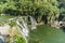 Morning view of the famous Shifen Waterfall