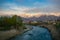 Morning view of the Japanese Alps, Hakuba Japan