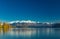 Morning view of Lake Wanaka and Buchanan Peaks, New Zealand, south island