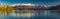 Morning view of Lake Wanaka and Buchanan Peaks, New Zealand, south island