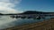 Morning view over the german lake called Edersee