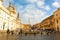 Morning view of Piazza Navona in Rome