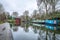 Morning view of Regents canal, London