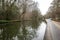 Morning view of Regents canal, London