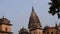 Morning view of royal Cenotaphs Chhatris of Orchha, Madhya Pradesh, India, Orchha the lost city of India, Indian archaeological