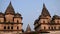 Morning View of Royal Cenotaphs Chhatris of Orchha, Madhya Pradesh, India, Orchha the lost city of India, Indian archaeological