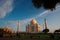 Morning view of Taj Mahal