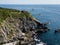 Morning view of Tengu no Hana observation point, one of the main viewpoints on Cape Ashizuri