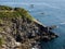 Morning view of Tengu no Hana observation point, one of the main viewpoints on Cape Ashizuri