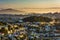 Morning view from Twin Peaks, in San Francisco