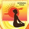 Morning yoga - poster