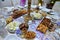 Moroccan Algerian breakfast table.