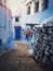 Moroccan blue house