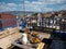 Moroccan breakfast on one of Tangier rooftops. Tangier is located in the north of Morocco