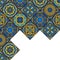 Moroccan ceramic tile background.