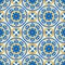 Moroccan ceramic tile seamless pattern.