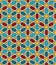 Moroccan geometric pattern. Vector seamless