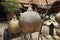 Moroccan glass and metal lanterns lamps in Marrakesh souq