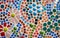 Moroccan interior glass artwork pattern