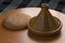 Moroccan meal with tajine and bread