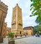 Moroccan minaret of Manial Palace mosque, Cairo, Egypt