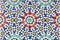 Moroccan mosaic background