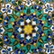 Moroccan mosaic tile, ceramic decoration of Hassan II Mosque, Ca