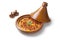 Moroccan tajine with egg and meat