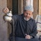 Moroccan tea ceremony in a house in a Berber village in the High Atlas Mountains of Morocco.