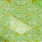 Moroccan tile mosaic in stained glass triangles. Splatter background. Design wallpaper