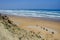 Morocco, Africa, Atlantic Ocean, waves, mule, workers, beach, Essaouira, people