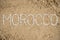 Morocco - beach, sand, stones