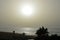 Morocco. Casablanca. Beach on the ocean. Evening.