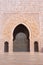 Morocco, Casablanca. Hassan II Mosque, architectural detail - arabesque  arch.